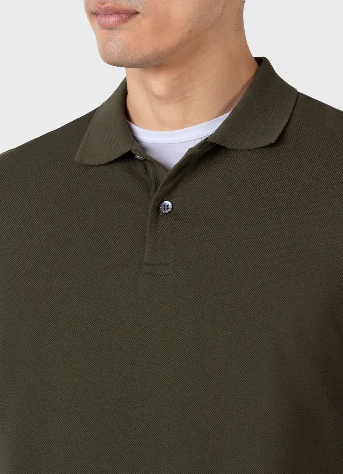 Men Polo Shirts ussunspel Piqu Polo Shirt Pine Green Men Polo Shirts ussunspel Piqu Polo Shirt Pine Green