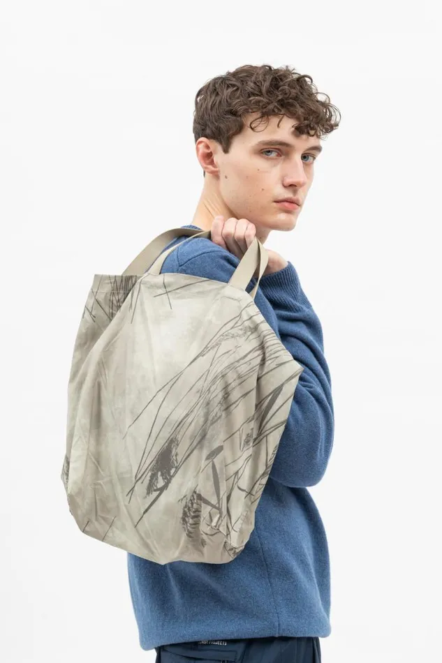Men Print Technical Tote Light Khaki Norse Projects Accessories