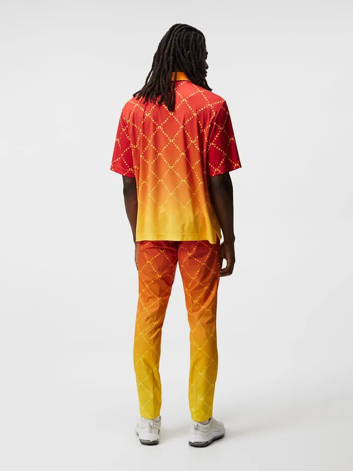 Men Sandy Polo Sunset Fade Logo JLindeberg Polo Shirts Men Sandy Polo Sunset Fade Logo JLindeberg Polo Shirts