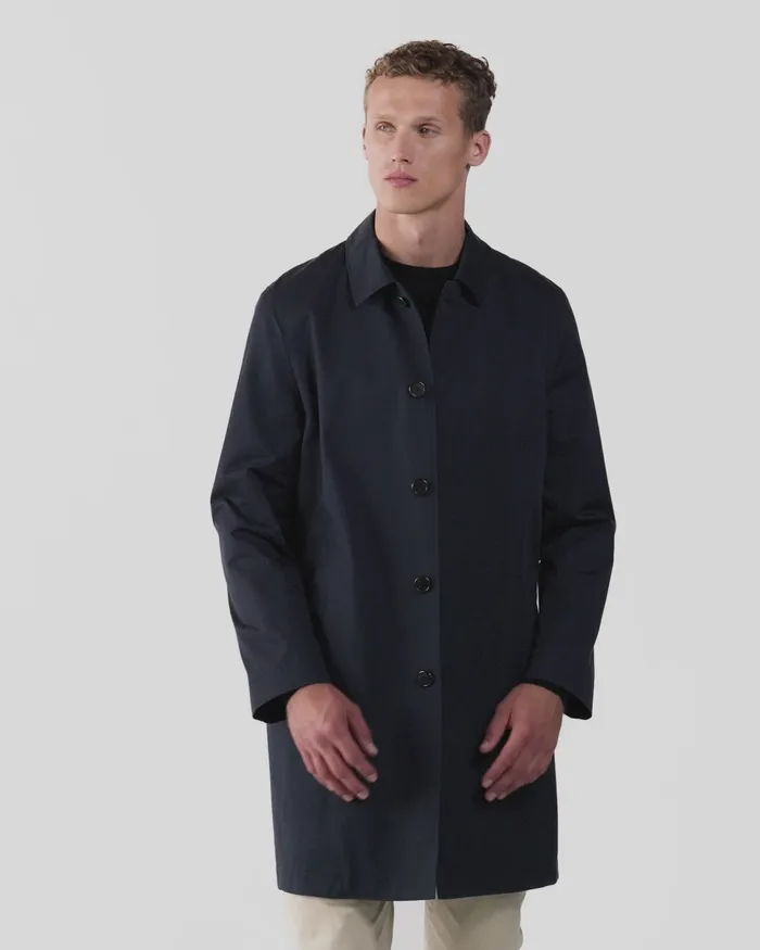 Men Showerproof Cotton Mac Navy Jackets and Coats ussunspel Men Showerproof Cotton Mac Navy Jackets and Coats ussunspel