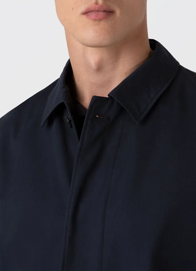 Men Showerproof Cotton Mac Navy Jackets and Coats ussunspel Men Showerproof Cotton Mac Navy Jackets and Coats ussunspel