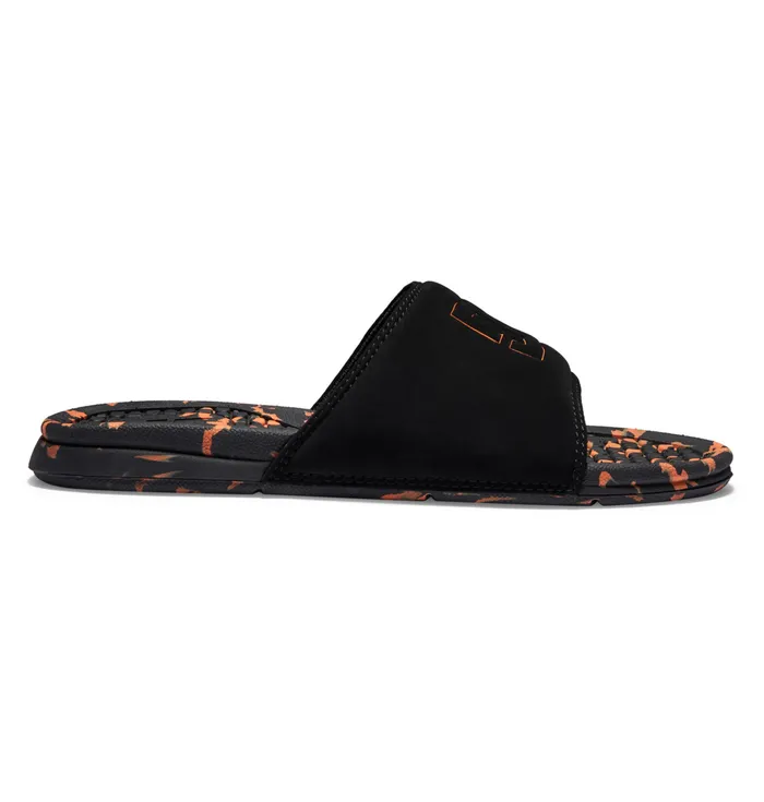 Men Slides DC Shoes Bolsa Slides blackorange