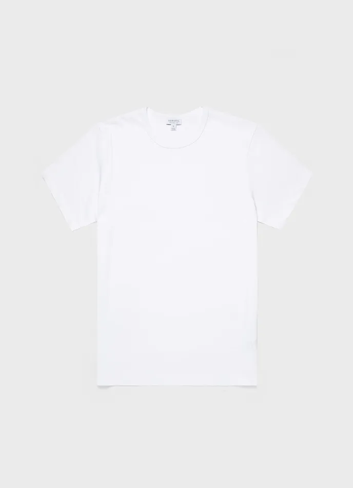 Men Tshirts ussunspel Heavyweight Jersey Tshirt White