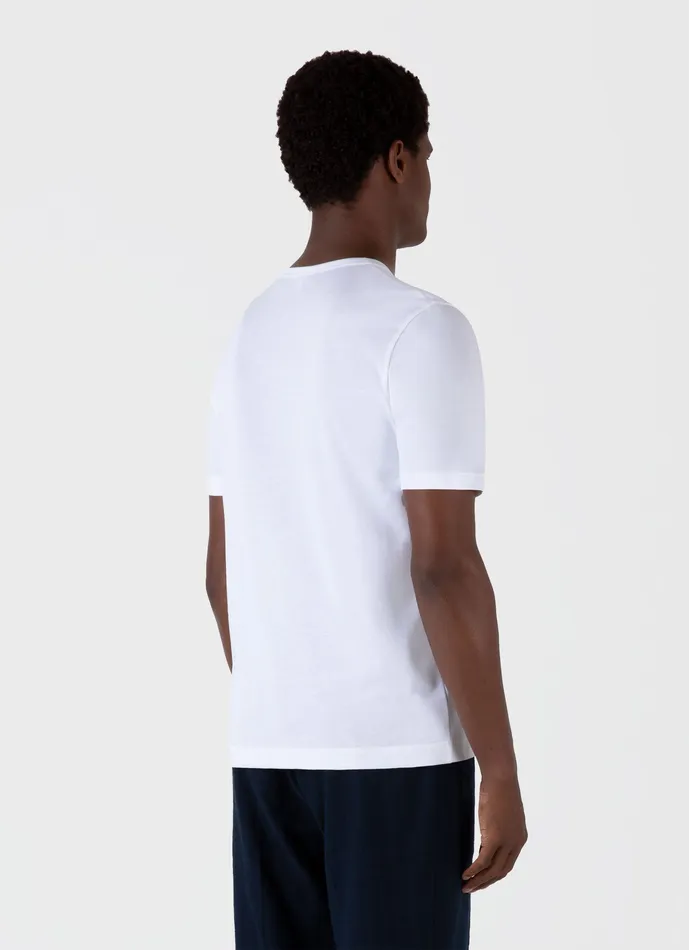 Men Tshirts ussunspel Heavyweight Jersey Tshirt White Men Tshirts ussunspel Heavyweight Jersey Tshirt White