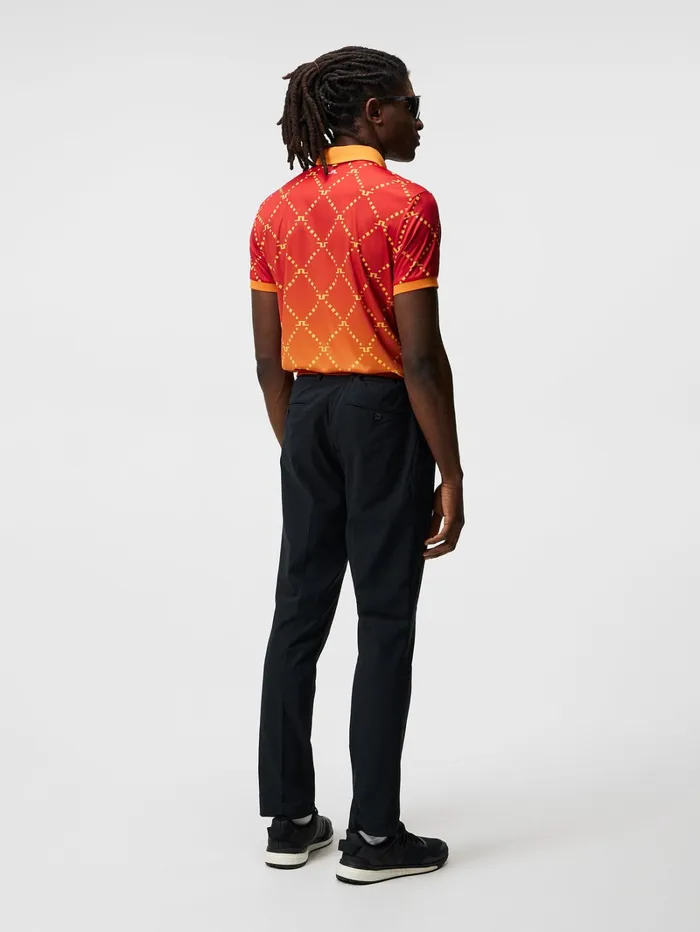 Men Tour Tech Reg Fit Print Polo Sunset Fade Logo JLindeberg Polo Shirts Men Tour Tech Reg Fit Print Polo Sunset Fade Logo JLindeberg Polo Shirts