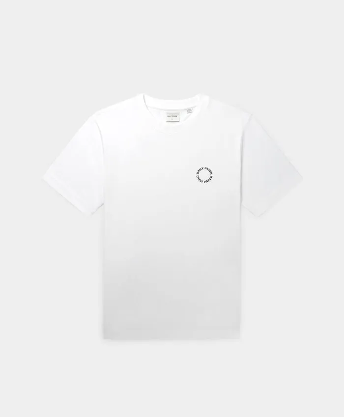 Men White Orbit TShirt Daily Paper TShirts