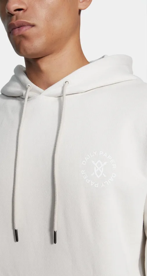 Men White Sand Circle Hoody Daily Paper Hoodies and Sweaters Men White Sand Circle Hoody Daily Paper Hoodies and Sweaters