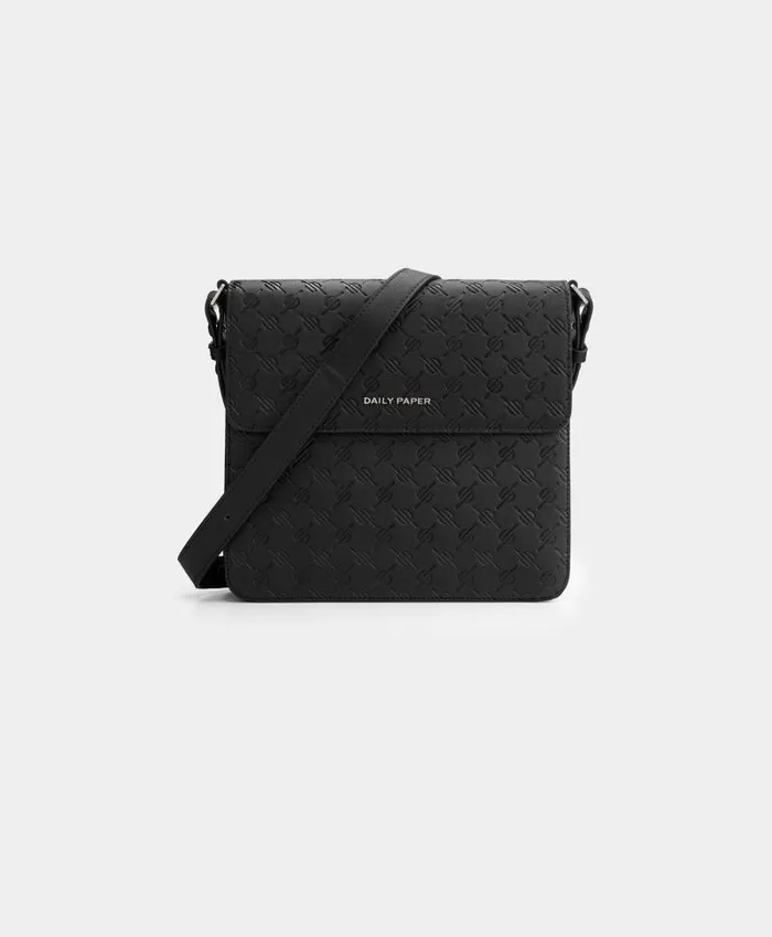 MenWomen Black Myshus Monogram Bag Daily Paper Bags