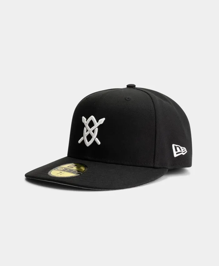 MenWomen Daily Paper X New Era 59FIFTY Fitted Cap Daily Paper Headwear