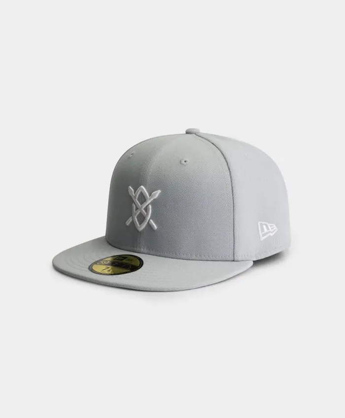 MenWomen Snow Grey Daily Paper X New Era 59FIFTY Fitted Cap Daily Paper Headwear MenWomen Snow Grey Daily Paper X New Era 59FIFTY Fitted Cap Daily Paper Headwear