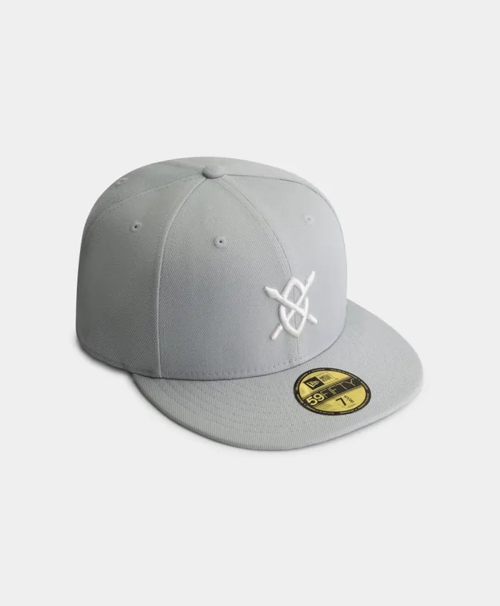 MenWomen Snow Grey Daily Paper X New Era 59FIFTY Fitted Cap Daily Paper Headwear MenWomen Snow Grey Daily Paper X New Era 59FIFTY Fitted Cap Daily Paper Headwear
