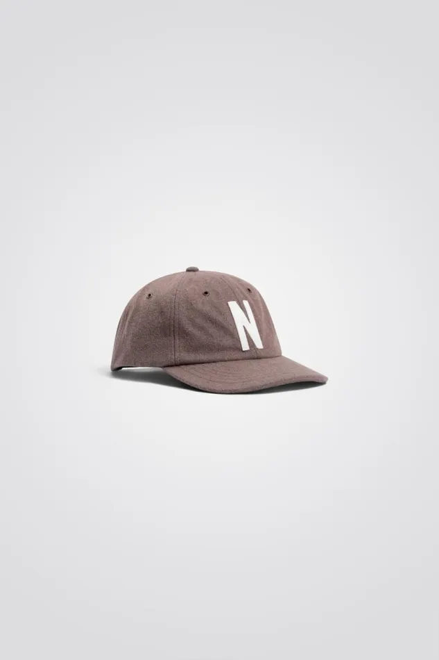 Men Wool Sports Cap Taupe Norse Projects Caps