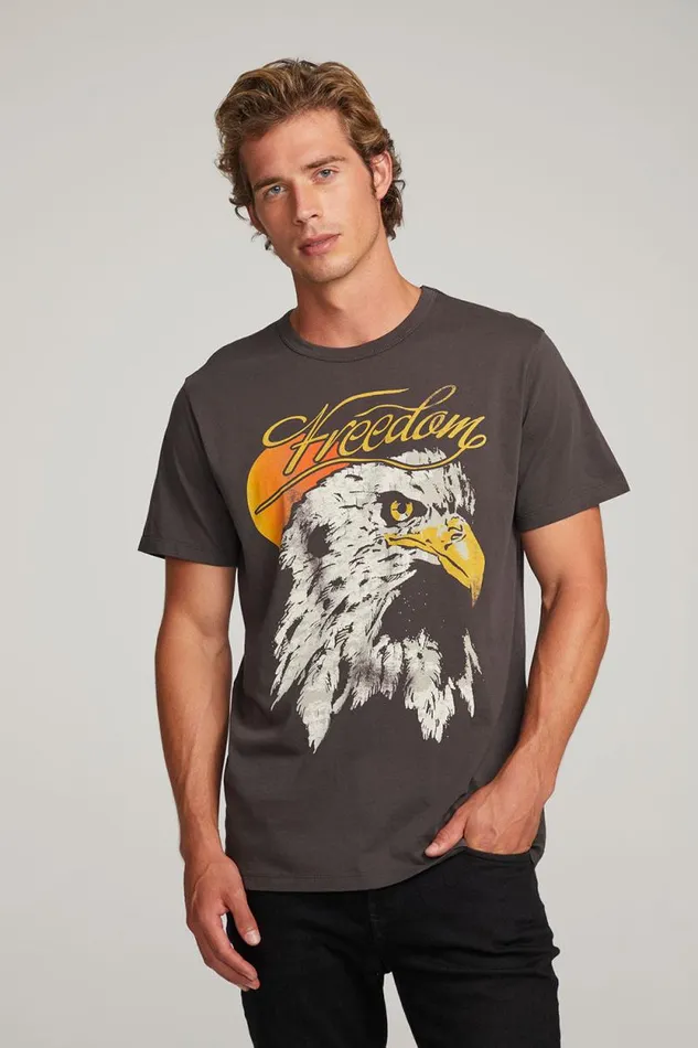 Mens Chaser Brand Tops Freedom Eagle Mens Tee