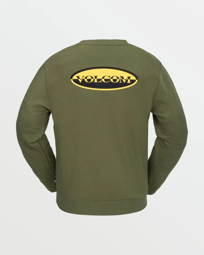 Mens Essential Crew Fleece 8211 Ivy Mens Volcom Layering