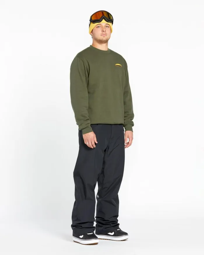 Mens Essential Crew Fleece 8211 Ivy Mens Volcom Layering