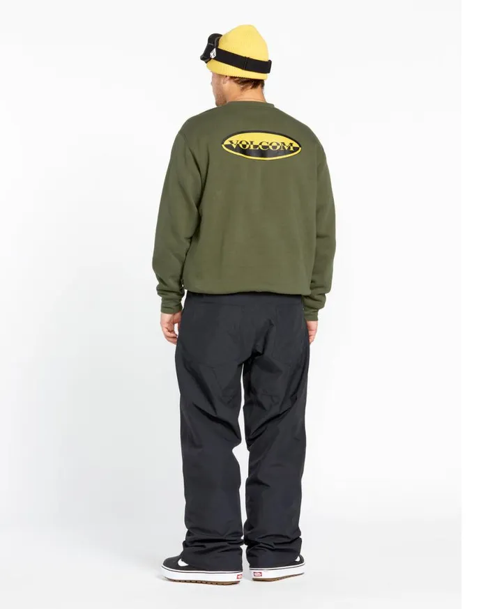 Mens Essential Crew Fleece 8211 Ivy Mens Volcom Layering