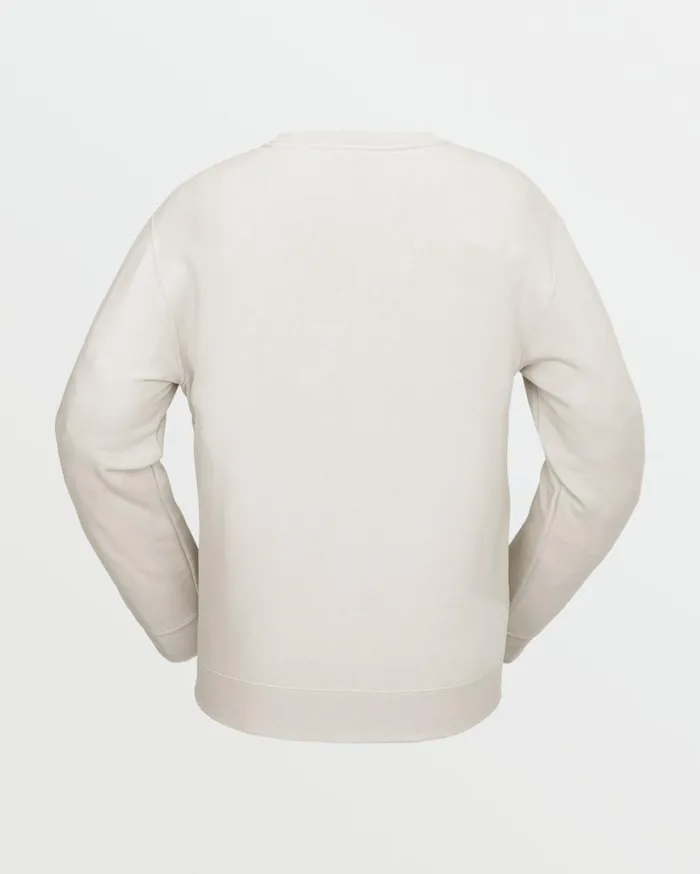 Mens Essential Crew Fleece 8211 Stone Mens Volcom Layering