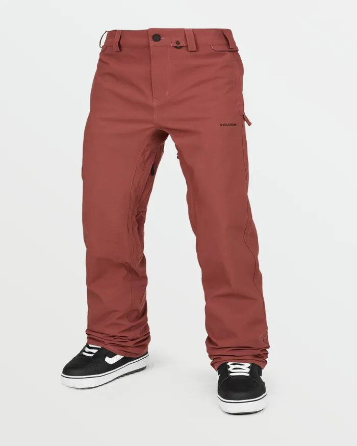 Mens Freakin Snow Chino 8211 Redwood Mens Volcom Pants