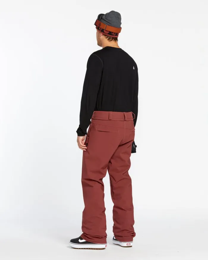 Mens Freakin Snow Chino 8211 Redwood Mens Volcom Pants