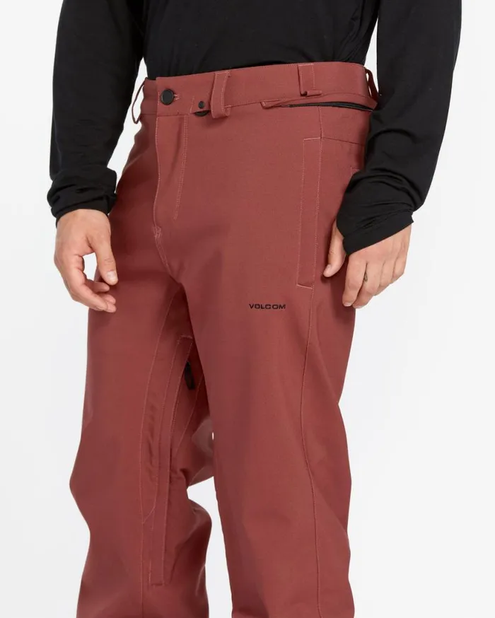 Mens Freakin Snow Chino 8211 Redwood Mens Volcom Pants