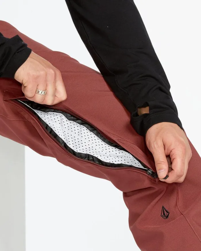 Mens Freakin Snow Chino 8211 Redwood Mens Volcom Pants