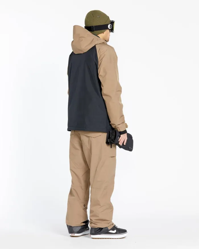 Mens Rain GoreTex Bib Overalls 8211 Chestnut Brown Mens Volcom Pants