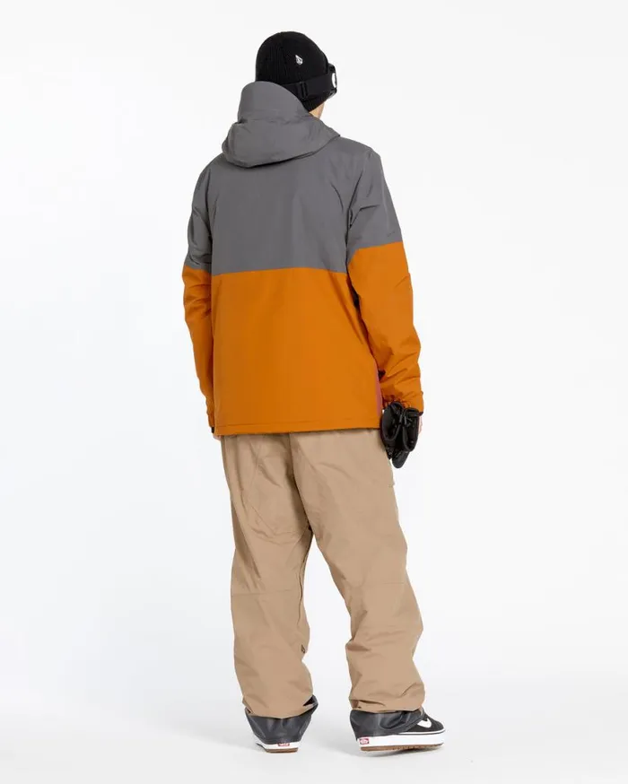 Mens Rain GoreTex Bib Overalls 8211 Chestnut Brown Mens Volcom Pants