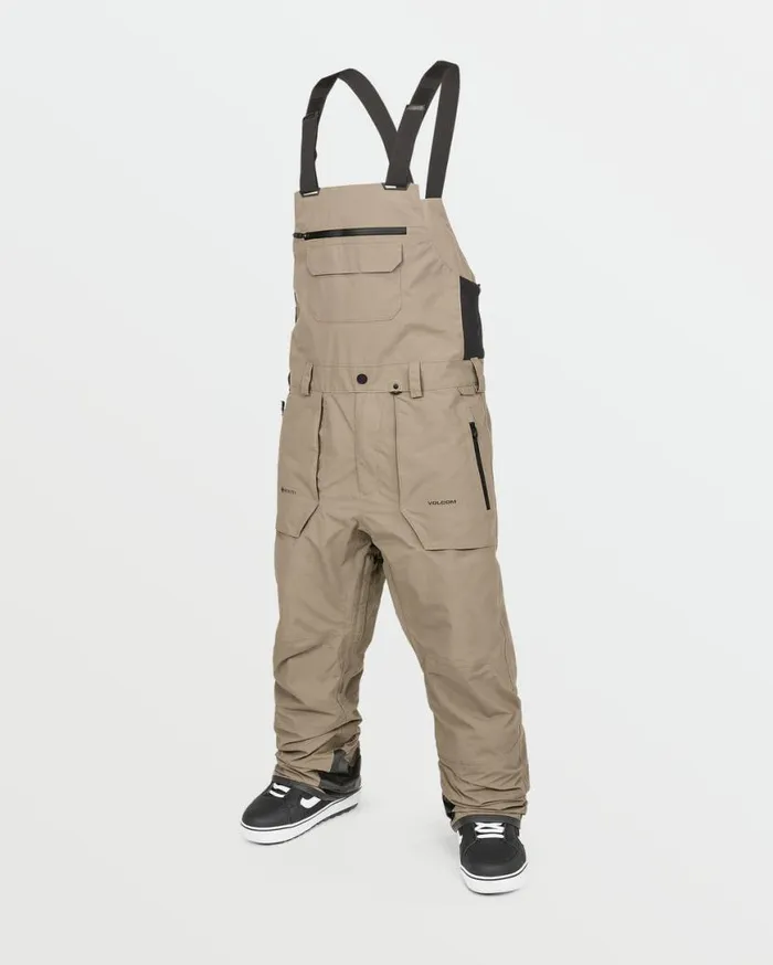 Mens Rain GoreTex Bib Overalls 8211 Chestnut Brown Mens Volcom Pants