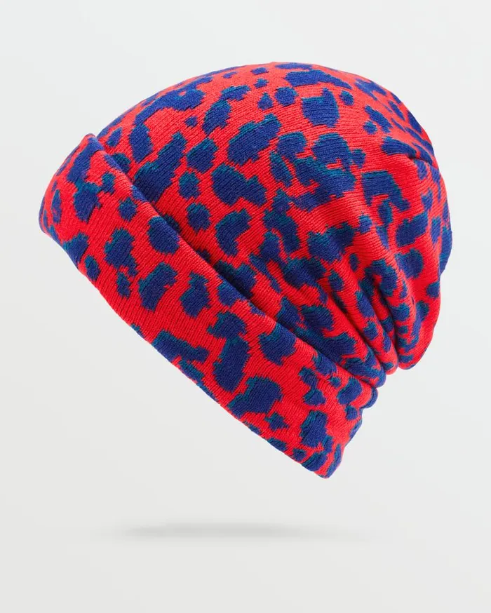 Mens Stone Funk Beanie 8211 Crimson Mens Volcom Beanies