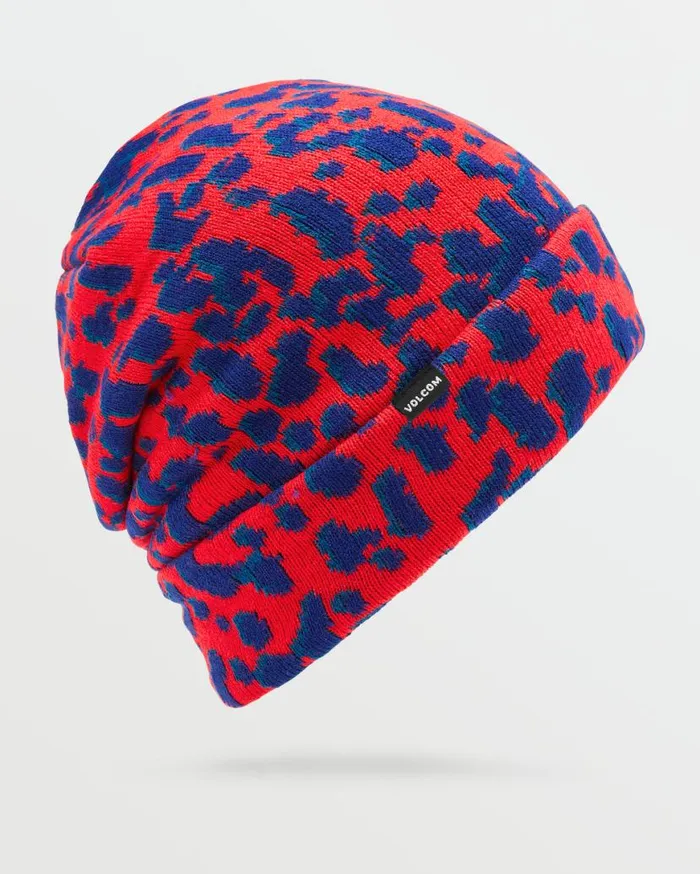 Mens Stone Funk Beanie 8211 Crimson Mens Volcom Beanies