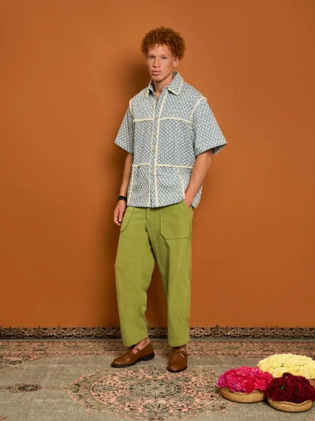 Menswear Chessie Fray Boxy Shirt Faded Denim Sister Jane Menswear Chessie Fray Boxy Shirt Faded Denim Sister Jane
