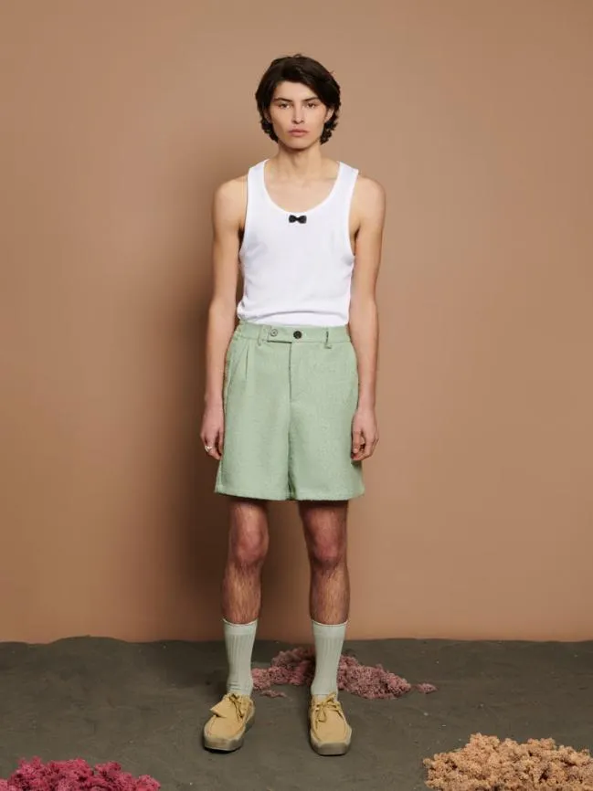 Menswear Seafarer Rib Tank Top Ivory Cream Sister Jane Menswear Seafarer Rib Tank Top Ivory Cream Sister Jane