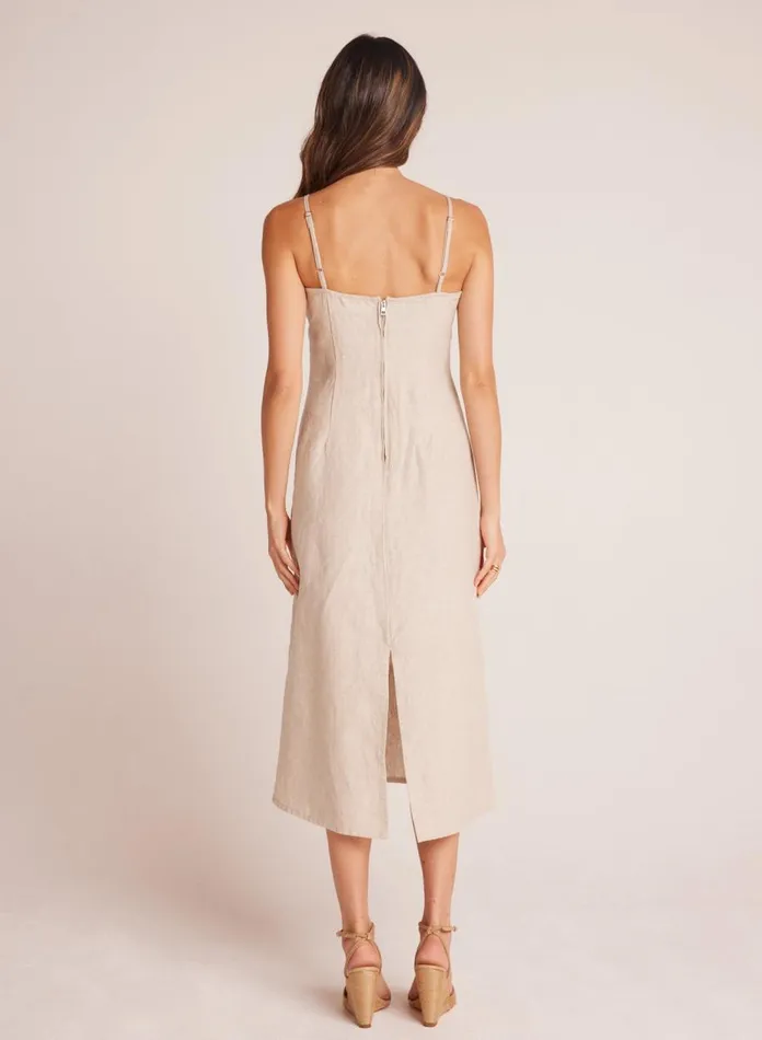 Midi Dresses Women Bella Dahl Fitted Cami Midi Dress 8211 Linen Sand Midi Dresses Women Bella Dahl Fitted Cami Midi Dress 8211 Linen Sand
