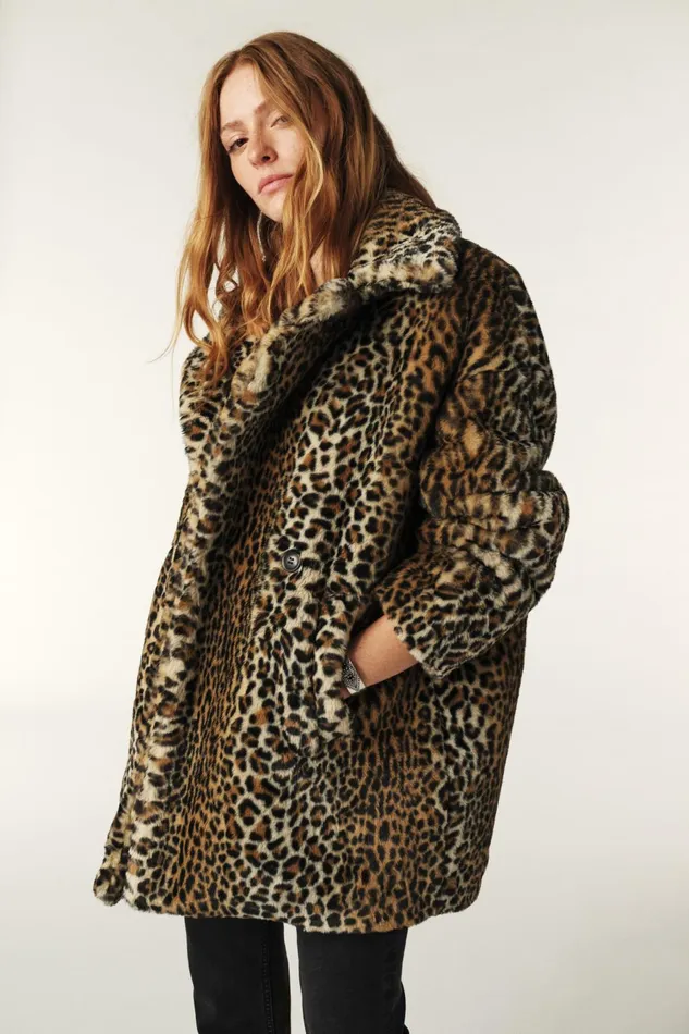 Midi Length Coat Jade Natural Women Baandsh Jackets and Coats
