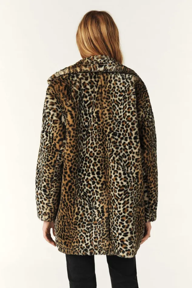 Midi Length Coat Jade Natural Women Baandsh Jackets and Coats