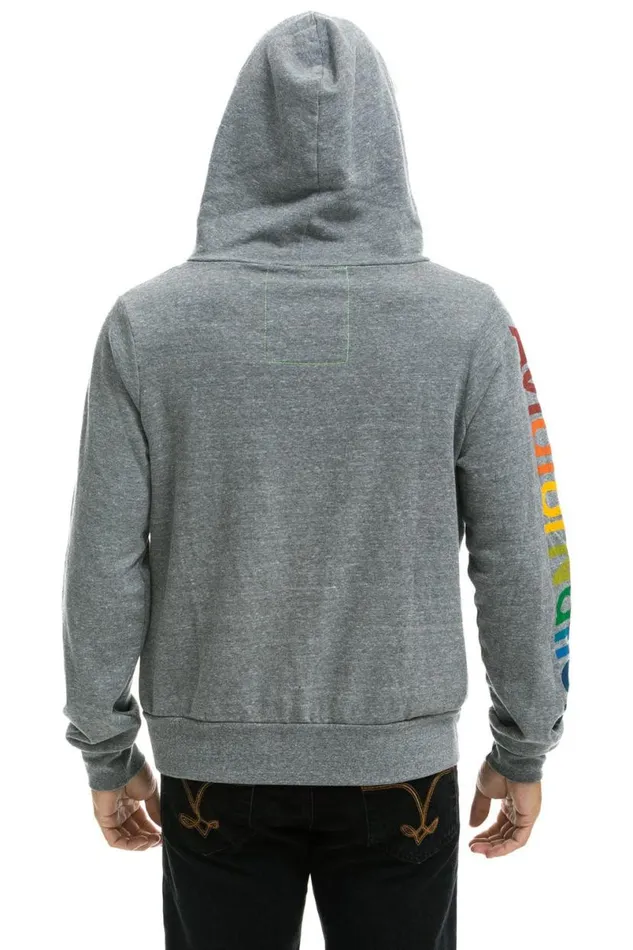 Mill Valley Heather Grey Hoodie 8211 Heather Grey WomenMen Aviator Nation Hoodies
