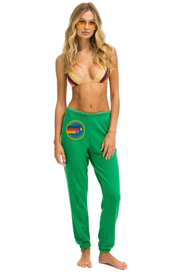 Mill Valley Sweatpants 8211 Kelly Green Women Aviator Nation Sweatpants