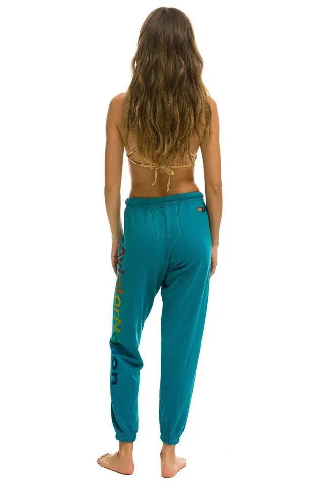 Mill Valley Sweatpants 8211 Teal Women Aviator Nation Sweatpants