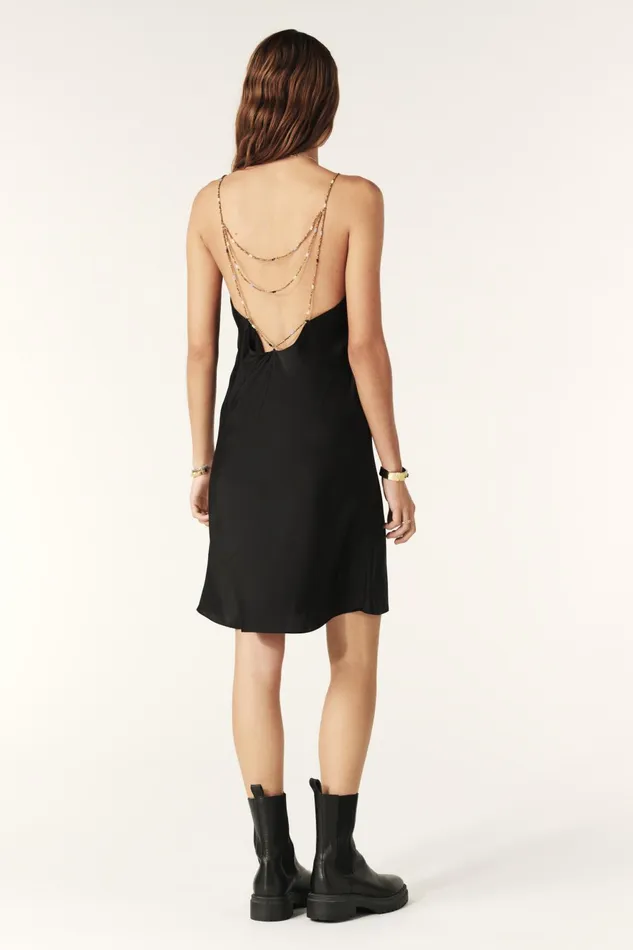 Mini Dress Clem Black Women Baandsh Dresses