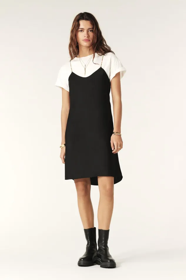 Mini Dress Clem Black Women Baandsh Dresses