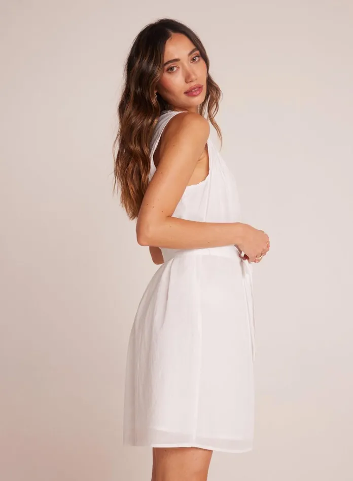 Mini Dresses Women Bella Dahl Sleeveless Pintuck Shirt Dress 8211 White Mini Dresses Women Bella Dahl Sleeveless Pintuck Shirt Dress 8211 White