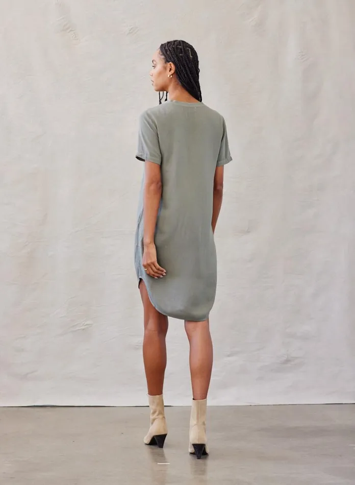 Mini Dresses Women Bella Dahl VNeck Tee Dress 8211 Soft Army Mini Dresses Women Bella Dahl VNeck Tee Dress 8211 Soft Army