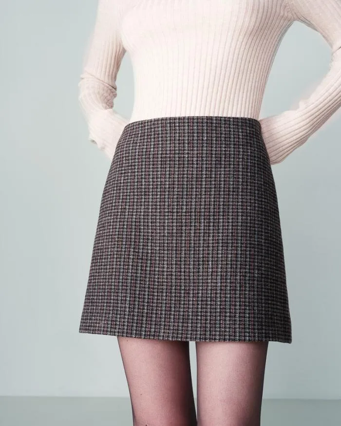 MINISKIRT ANTHRACITE NUTS Shop Grace and Mila Short Skirts