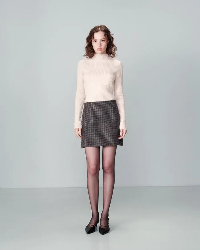 MINISKIRT ANTHRACITE NUTS Shop Grace and Mila Short Skirts