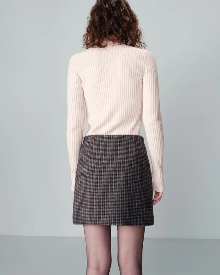 MINISKIRT ANTHRACITE NUTS Shop Grace and Mila Short Skirts