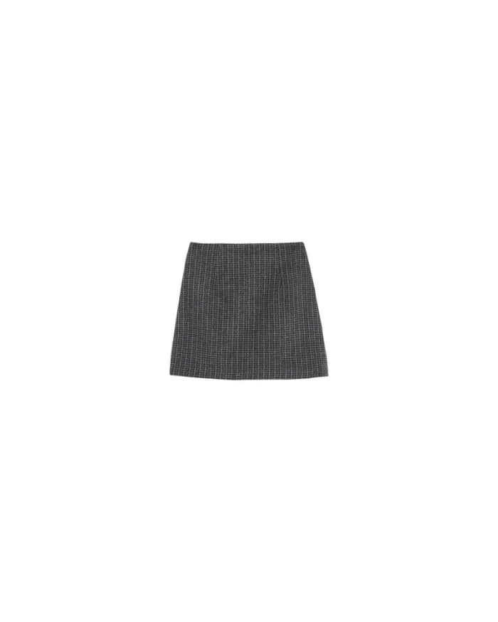 MINISKIRT ANTHRACITE NUTS Shop Grace and Mila Short Skirts