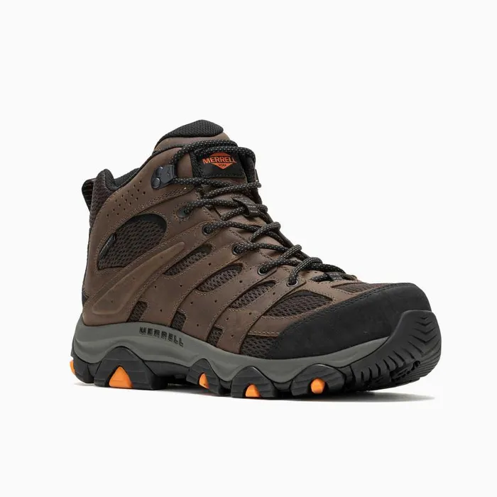 Moab Vertex 2 Mid Waterproof Carbon Fiber Work Boot Wide Width Earth Men Merrell Boots Moab Vertex 2 Mid Waterproof Carbon Fiber Work Boot Wide Width Earth Men Merrell Boots