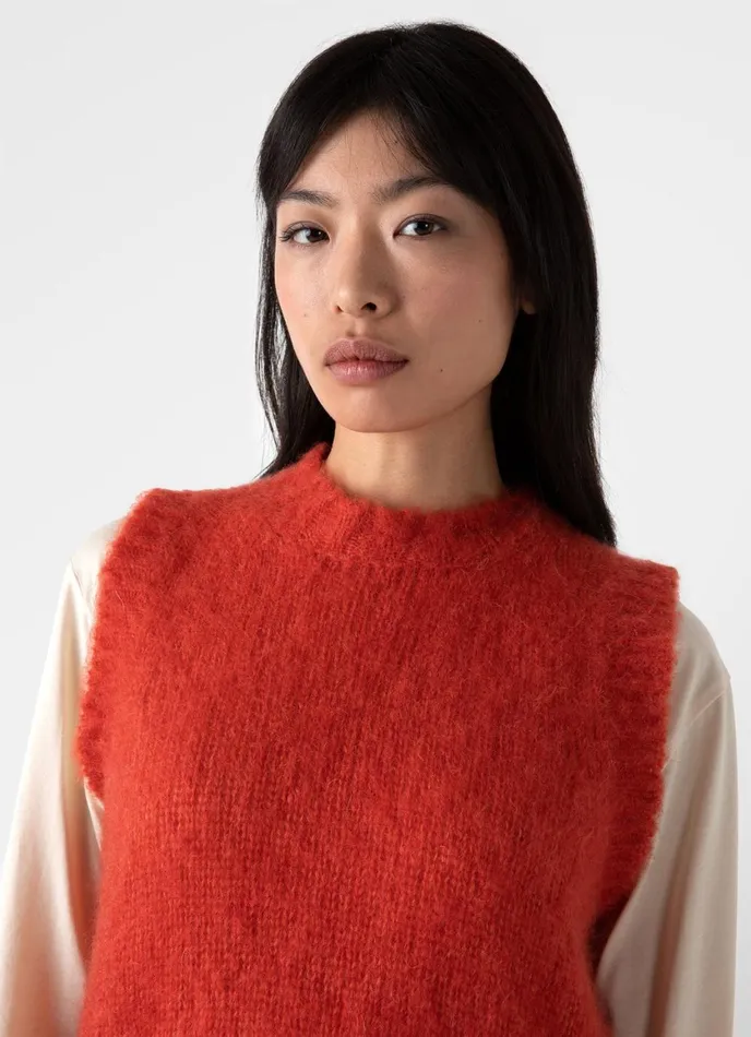 Mohair Silk Vest Magma Women SUNSPEL Knitwear