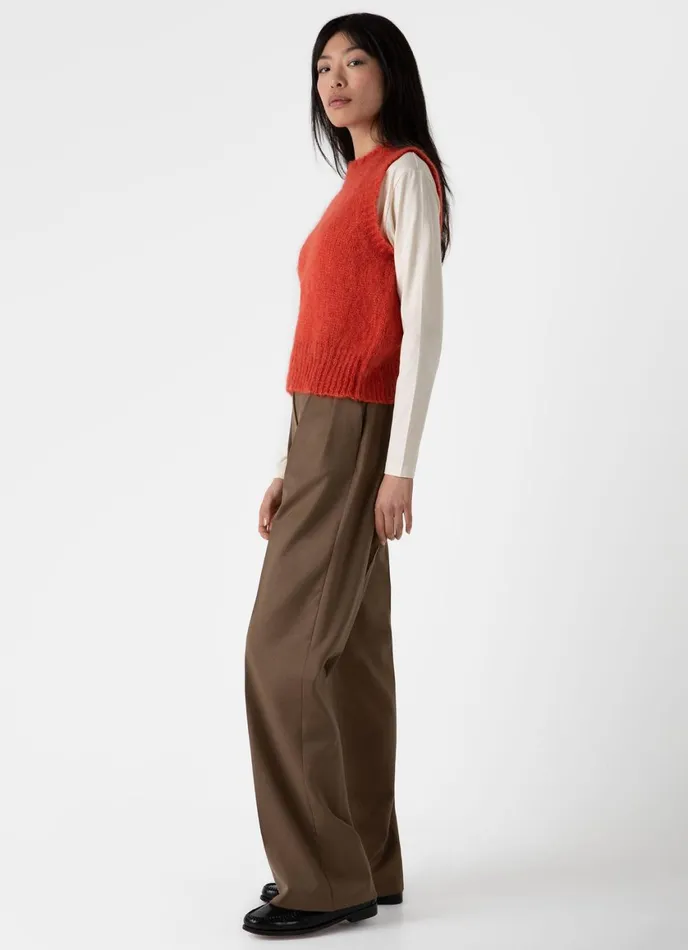 Mohair Silk Vest Magma Women SUNSPEL Knitwear