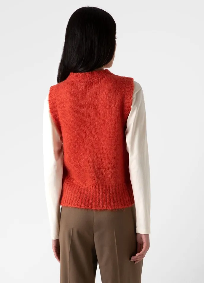 Mohair Silk Vest Magma Women SUNSPEL Knitwear